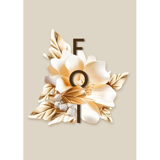 POSTER A4 floral "Foi"