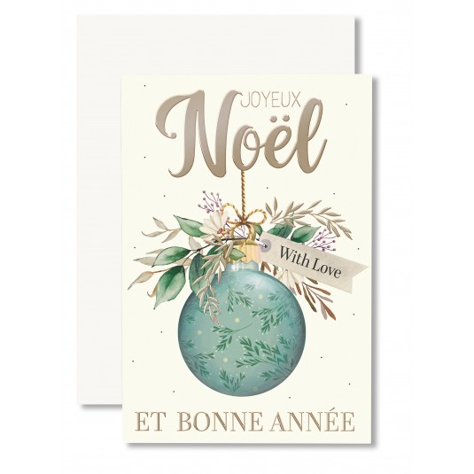 Carnet JN-BA Boule de Noël verte