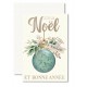 Carnet JN-BA Boule de Noël verte