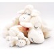 Peluche mouton beige 42cm