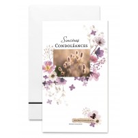 Carnet Sc Fleurs violets et blanches