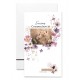 Carnet Sc Fleurs violets et blanches