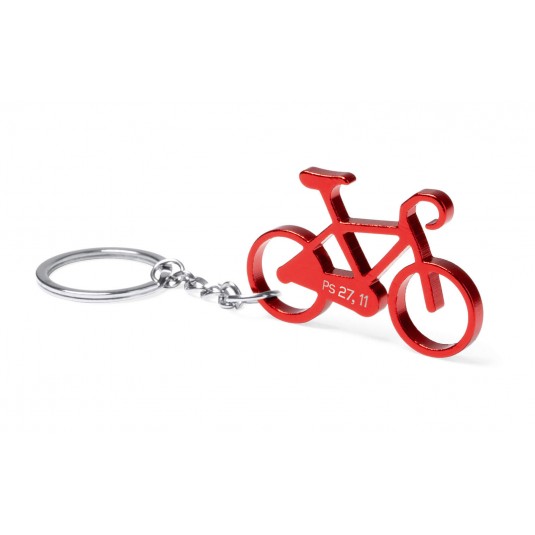 Porte-clé "Vélo" rouge