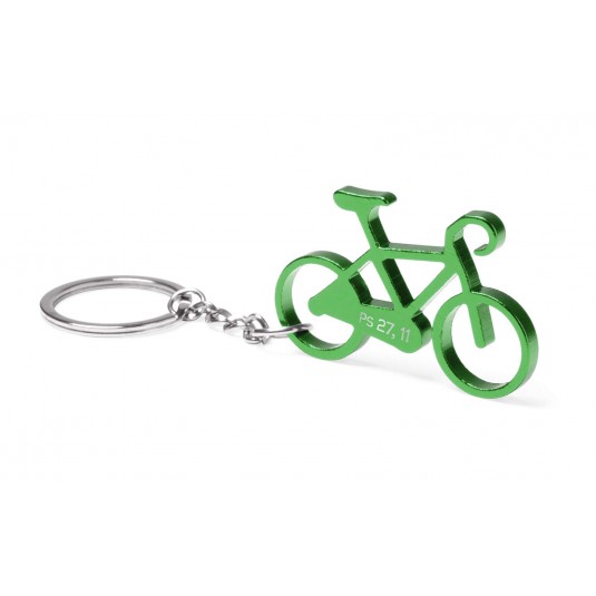 Porte-clé "Vélo" vert