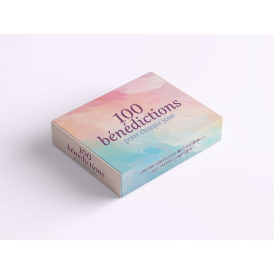 Lot de 100 mini-cartes "100 bénédictions pour chaque jour"